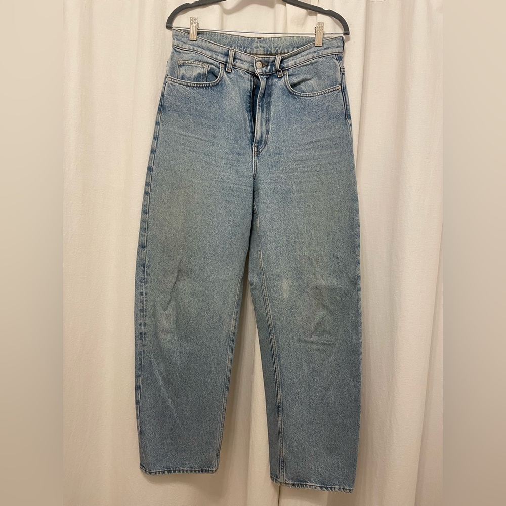 Arket High Rise Women Jeans - Light Blue
